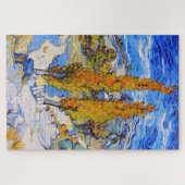 Die Poplars in Saint-Rémy, Van Gogh Puzzle (Horizontal)