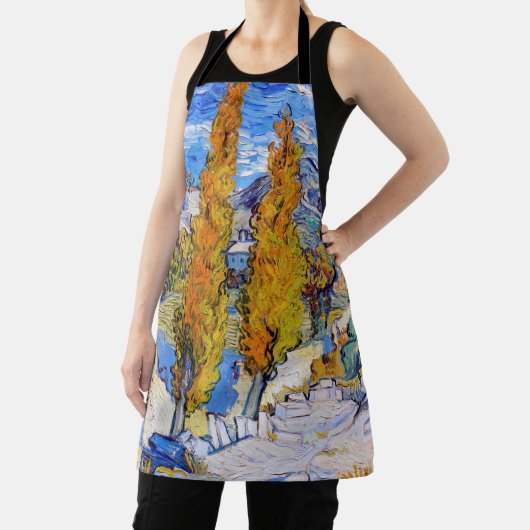 Die Poplars in Saint-Rémy, Van Gogh Schürze (InSitu)