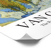 Die Poplars in Saint-Rémy von Vincent van Gogh Poster (Ecke)