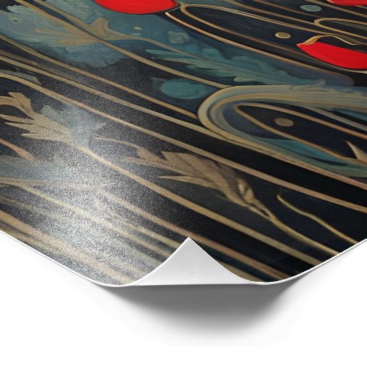 Die Poppies Fotodruck (Ecke)