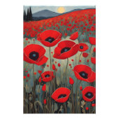 Die Poppies Fotodruck (Vorne)