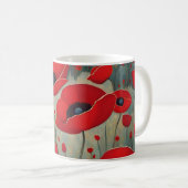 Die Poppies Kaffeetasse (VorderseiteRechts)