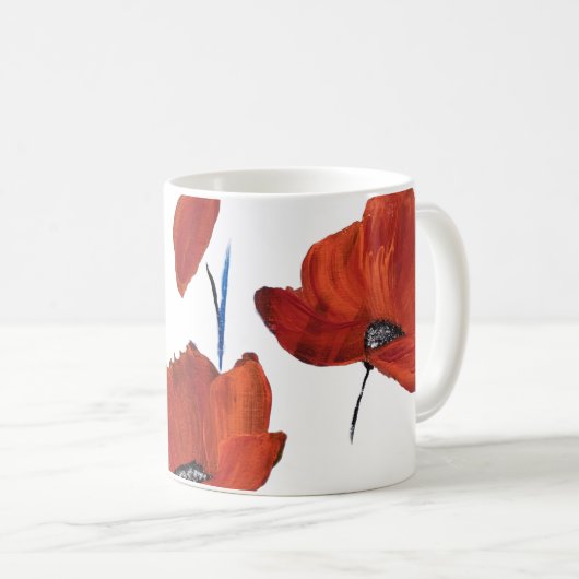 Die Poppies Kaffeetasse (VorderseiteRechts)