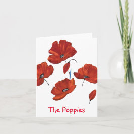 Die Poppies Karte