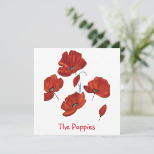 Die Poppies Karte