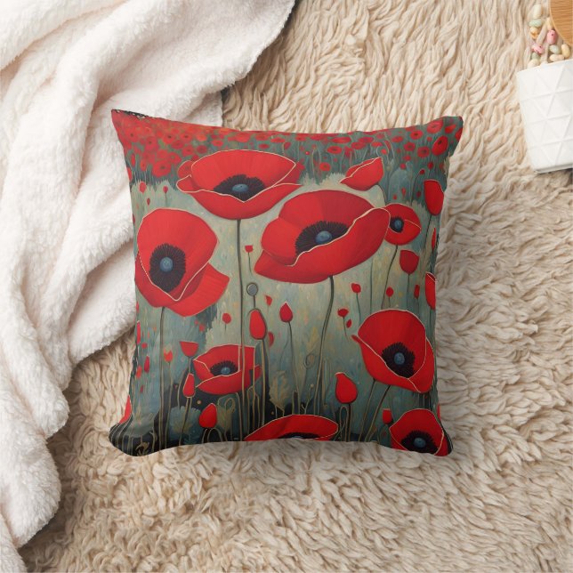 Die Poppies Kissen (Decke)