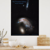 Die Porpoise Galaxy von Hubble (NGC 2936) -Poster Poster (Küche)