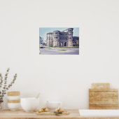 Die Porta Nigra, 4. Jahrhundert Poster (Küche)