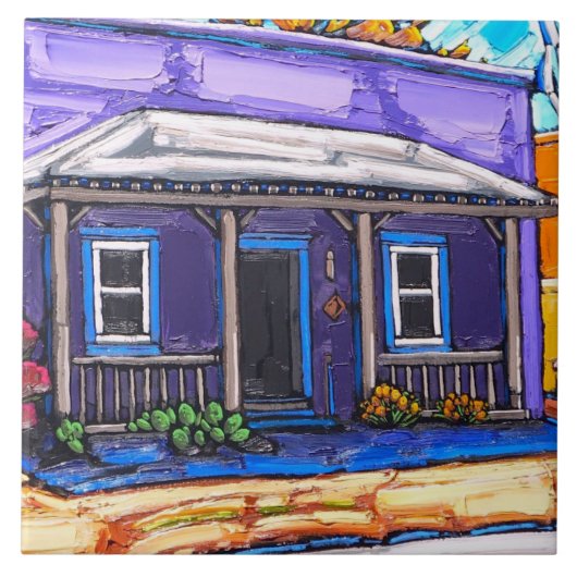 Die "Portal für Erholung, Tucson-Barrio-" Fliese (Vorderseite)