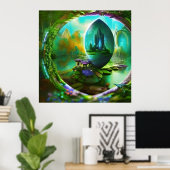 Die Portale im Gartenportal Poster (Heimbüro)