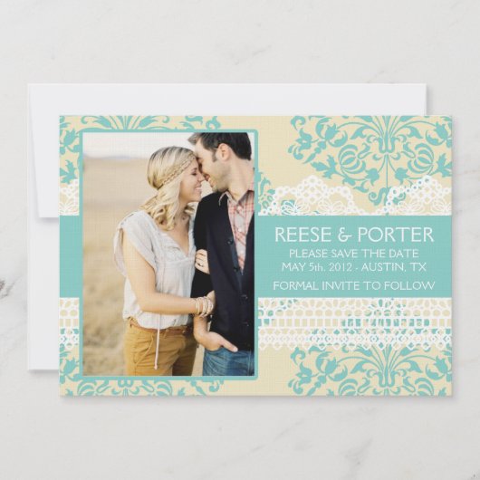 Die PORTER-Save the Date/Foto-Meldung Save The Date (Vorderseite)