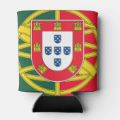 Die portugiesische Flagge kann kühler werden Dosenkühler (Rückseite)