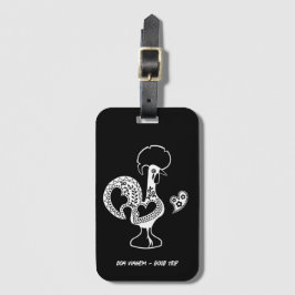 Die portugiesische Rooster Gute Reise - Boa Viagem Gepäckanhänger