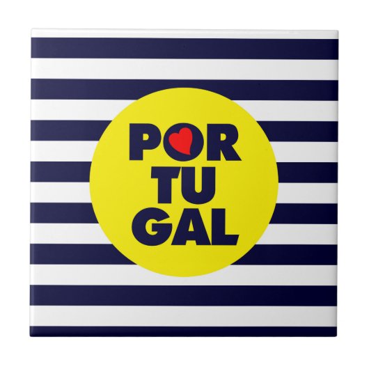 Die portugiesische Sonne Fliese (Vorderseite)