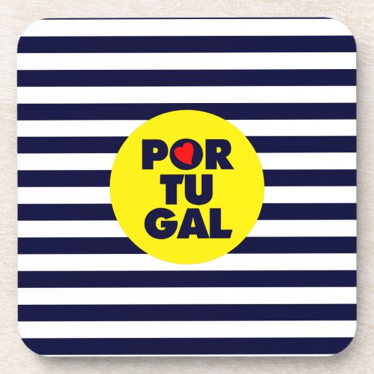 Die portugiesische Sonne Getränkeuntersetzer (Vorderseite)
