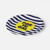 Die portugiesische Sonne Pappteller (Schrägansicht)