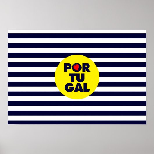 Die portugiesische Sonne Poster (Vorne)