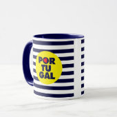 Die portugiesische Sonne Tasse (Vorderseite Links)