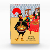Die portugiesischen Rooster-Lieben King Cake Fotoblock (Vorderseite)
