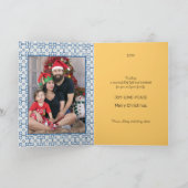 Die portugiesischen Rooster-Lieben King Cake Karte (Innenseite)