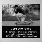 Die Pose des Longboard-Gebets Poster (Vorne)