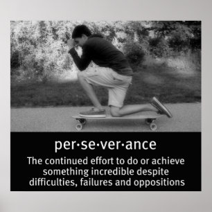 Die Pose des Longboard-Gebets Poster