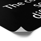 Die Pose des Longboard-Gebets Poster (Ecke)