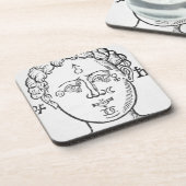 Die Position der Planeten im menschlichen Kopf, Getränkeuntersetzer (Linke Seite)