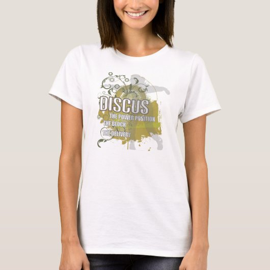 Die Position des Powers. Der Block. Die Lieferung T-Shirt (Vorderseite)