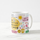Die Positive Einstellung Kaffeetasse (VorderseiteRechts)