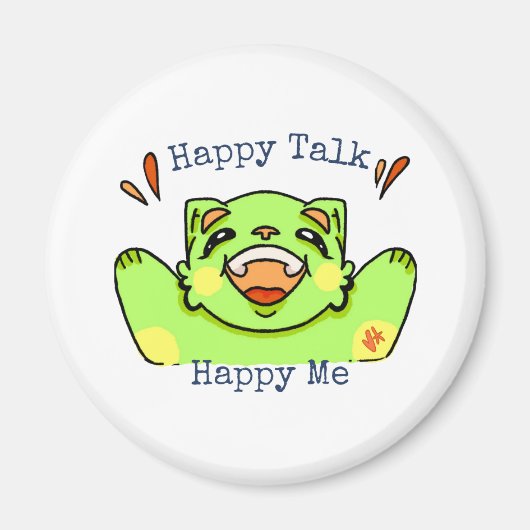 Die Positivitäts-Marke Magnet (Vorne)