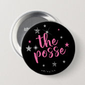 Die Posse Disco Junggesellinnenabschied-ID925 Button (Vorne & Hinten)
