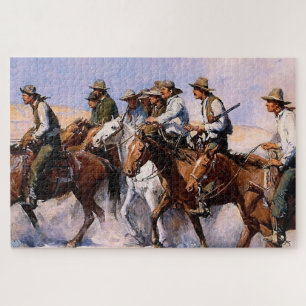„Die Posse“ Western-Kunst von WHD Koerner Puzzle