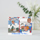 Die Post Card der Hockey-Zahnärzte-Erinnerung Postkarte (Stehend Vorderseite)