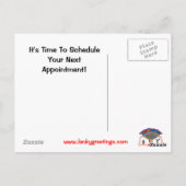 Die Post Card der Hockey-Zahnärzte-Erinnerung Postkarte (Rückseite)