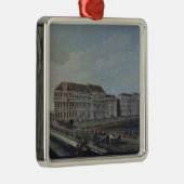 Die Post in Potsdam, 1784 Silbernes Ornament (Rechts)
