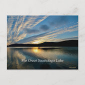 Die Post-Karte von Sacandaga-See Postkarte (Vorderseite)