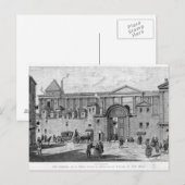 Die Post Paris Postkarte (Vorne/Hinten)