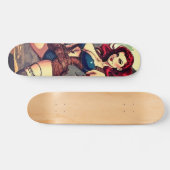 Die postapokalyptische Fantasie Skateboard (Horizontal)