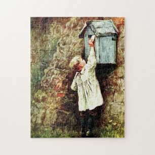Die Postbox der Königin von Helen Allingham Puzzle