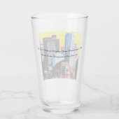 Die Poster Card des Custom House Boston USA Glas (Rückseite)