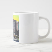Die Poster Card des Custom House Boston USA Jumbo-Tasse (Rechts)
