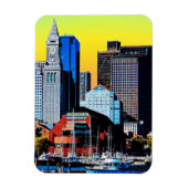 Die Poster Card des Custom House Boston USA Magnet (Vertikal)