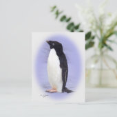 Die Postkarte Ade'lie Pinguin (Stehend Vorderseite)