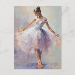 Die Postkarte Ballerina