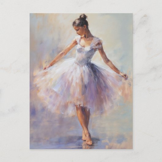 Die Postkarte Ballerina (Vorderseite)