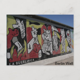 Die Postkarte der Berliner Mauer