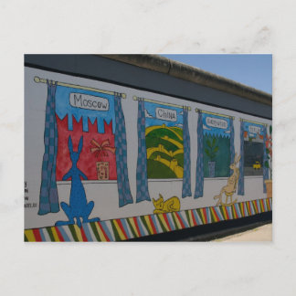 Die Postkarte der Berliner Mauer