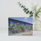 Die Postkarte der Berliner Mauer (Stehend Vorderseite)