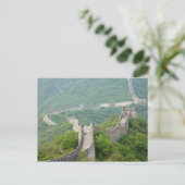 Die Postkarte der chinesischen Mauer (Stehend Vorderseite)